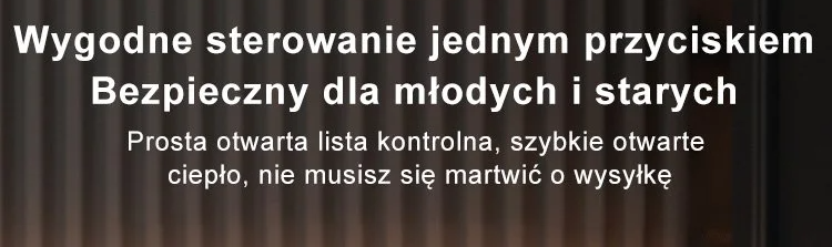 Kompaktowa nagrzewnica powietrza na biurku