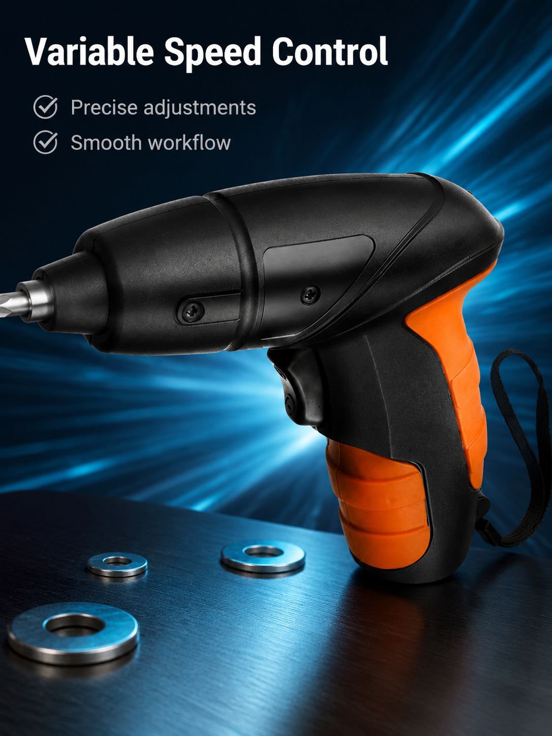 High-Quality Electric Drill, Night Work, Ergonomic Design
