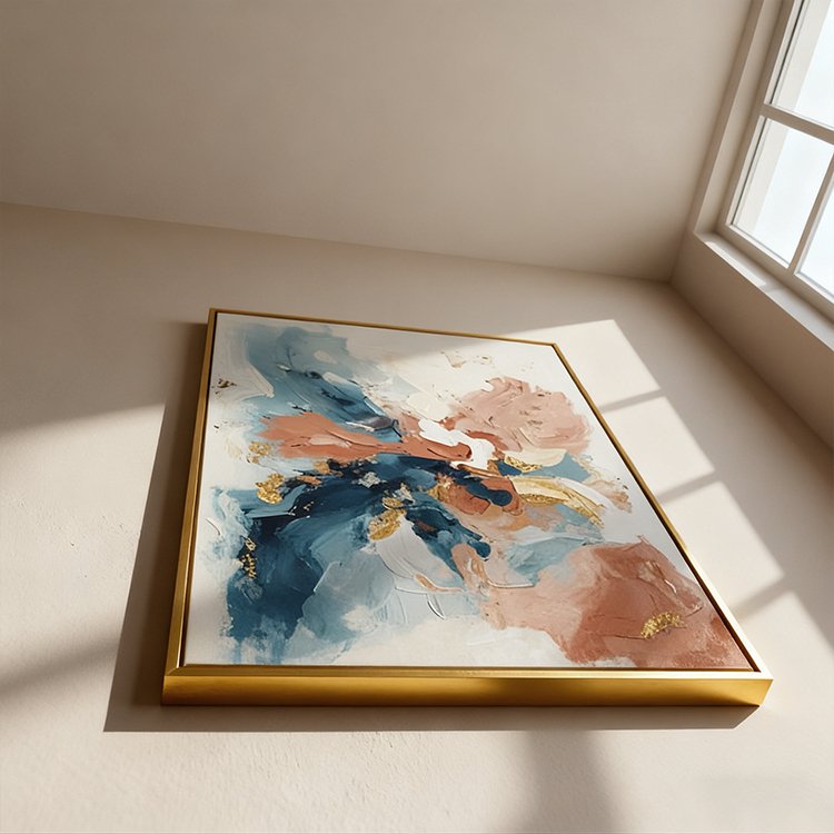 ภาพวาดศิลปะสำหรับตกแต่งผนังห้องนั่งเล่น