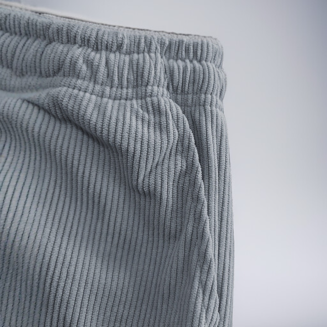 Men's corduroy texture pants for everyday wear