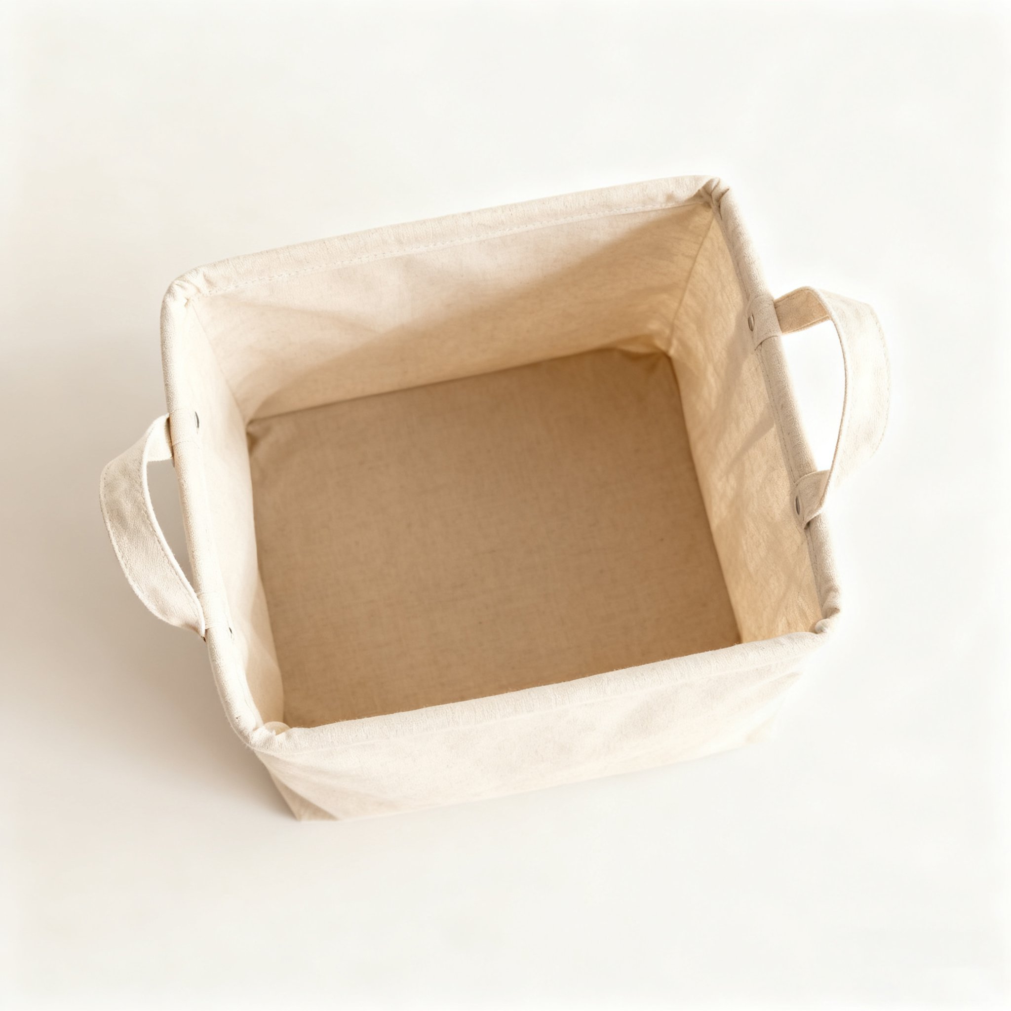 심플한 패브릭 수납 바구니 전체 이미지