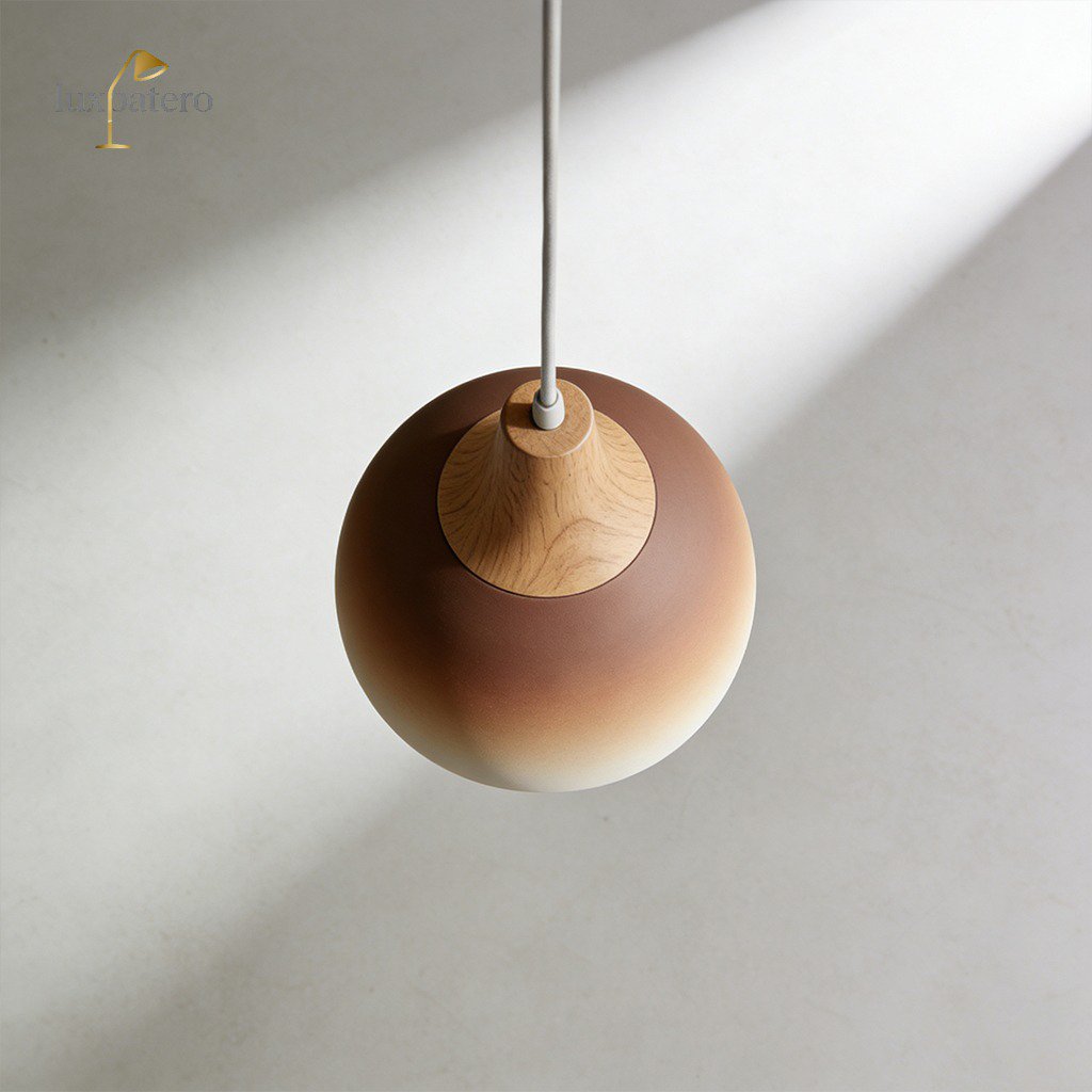 簡約家居裝飾實木吊燈