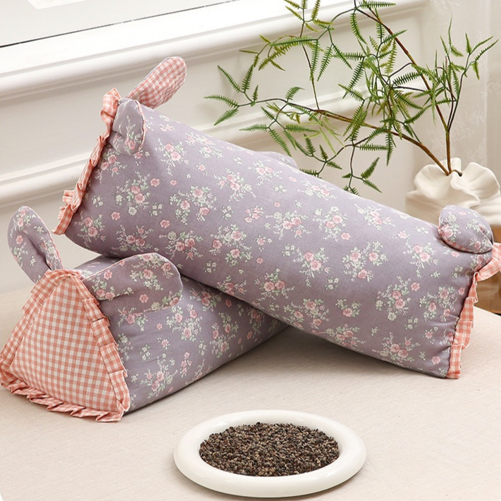 全棉雙層紗荞麥殼枕頭