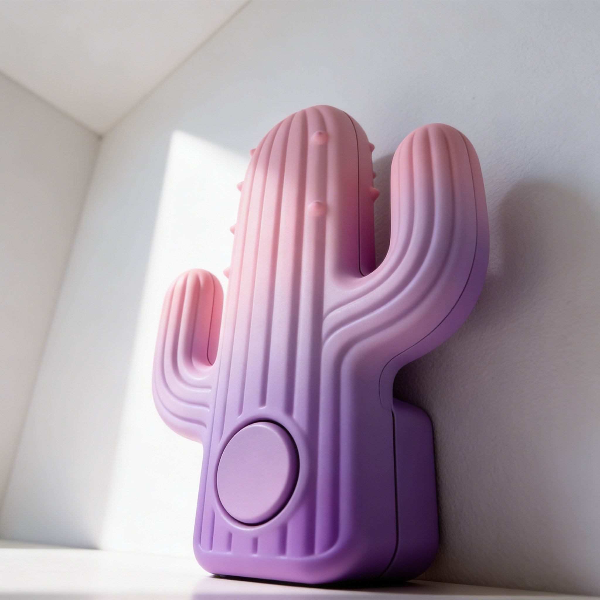 Adorno moderno de cactus para oficina