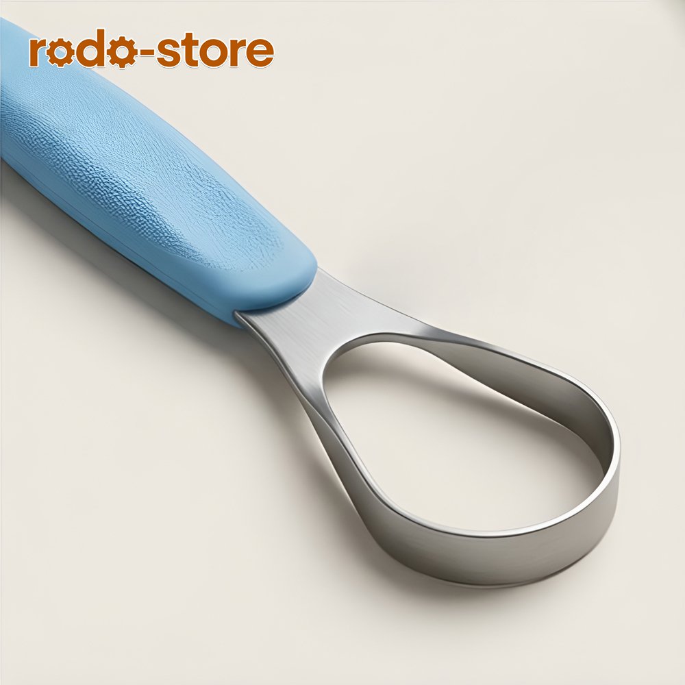 อุปกรณ์ทำความสะอาดลิ้นพร้อมด้ามจับกันลื่น (5 ชิ้น)