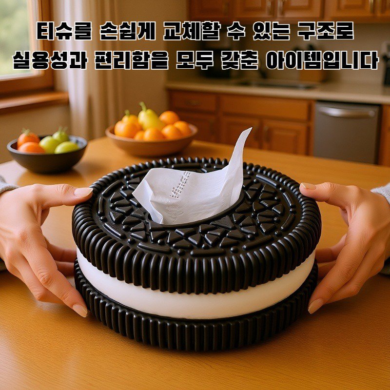 모던 인테리어에 어울리는 오레오 티슈 박스