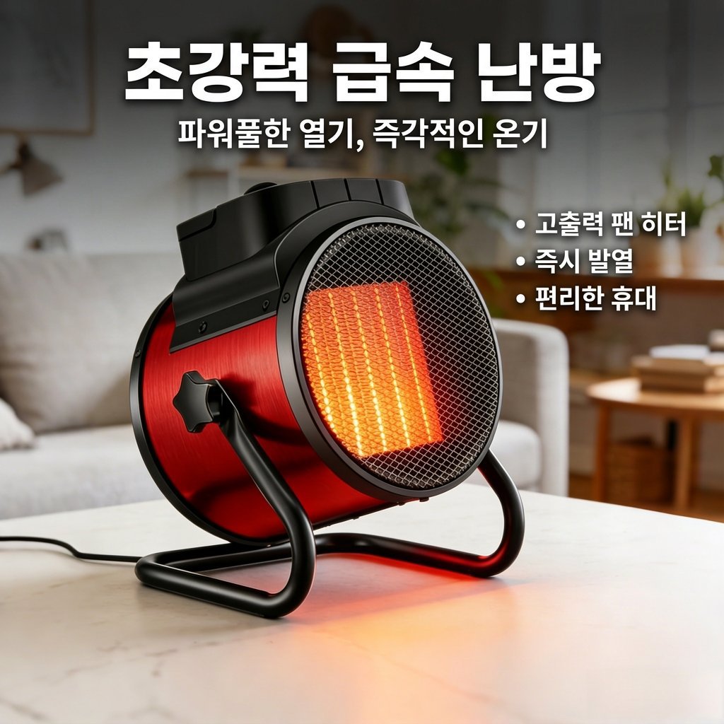 고출력 초고속 발열 미니 난방기