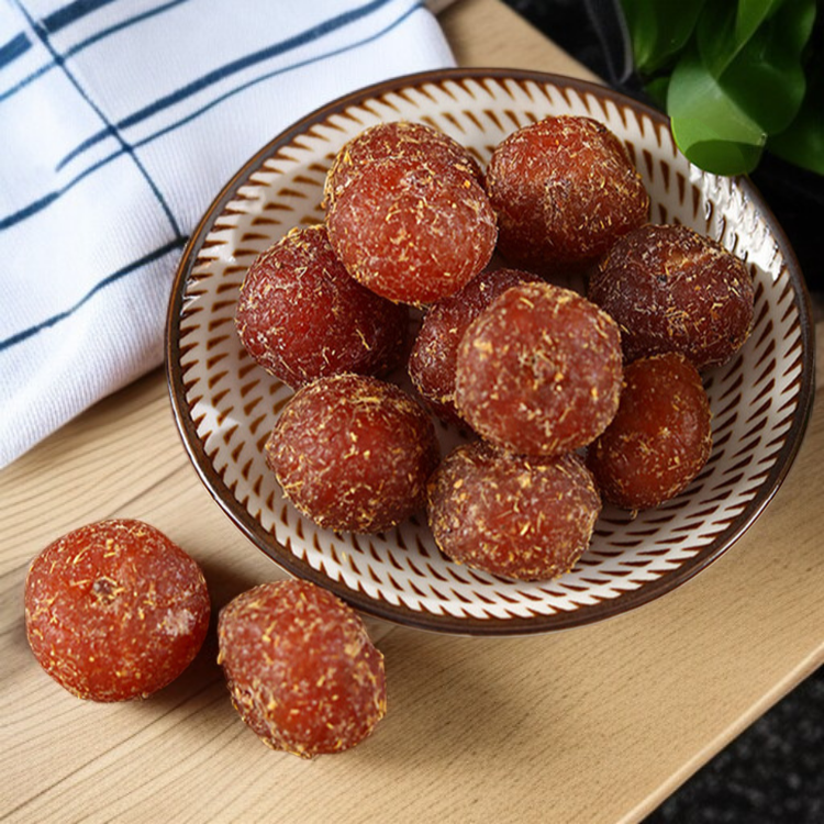 신선한 유감과 차오산 특산 과일 무설탕 감초 유감과 입에서 녹는 감귤과