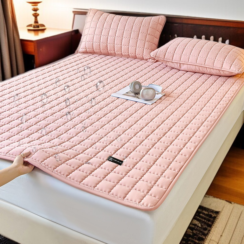 Baby Waterproof Mattress Three-Piece Set (Protector Pad/Bed Hat/Bed Sheet)
