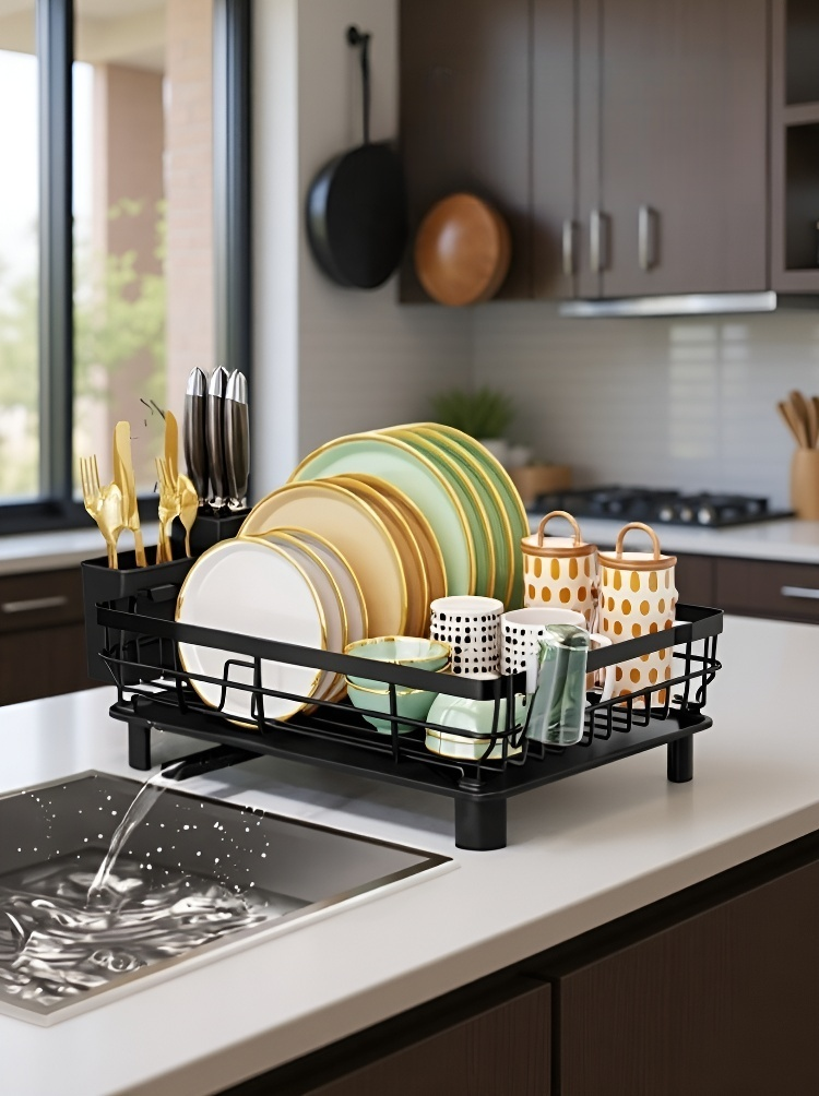 Półka na naczynia w kuchni