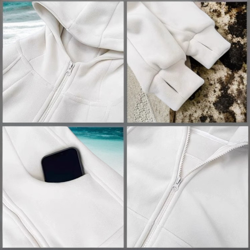 Sweatshirtjacke aus Polarfleece