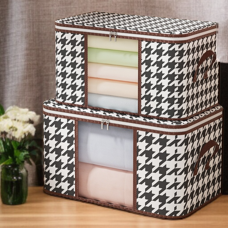 가정용 초대형 의류 정리 가방 면 이불 가방 수납함 방습 방진 수납 가방 전용 수납 이사 초대형 수납함