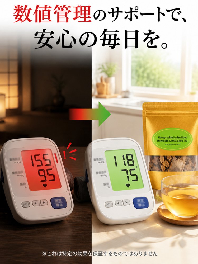 毎日の健康習慣に、血糖・血脂ケアの天然ハーブティー