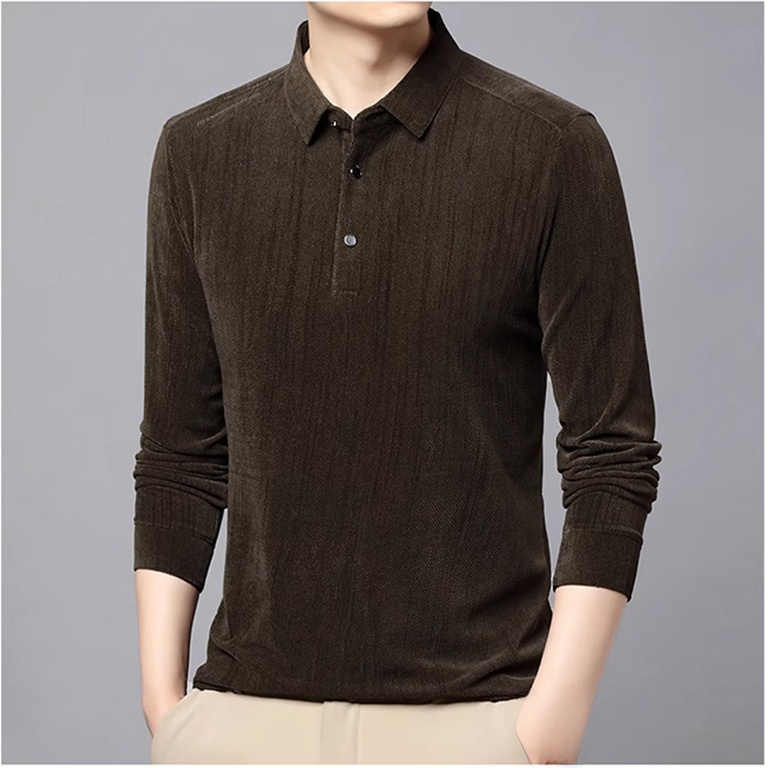 트렌디 남성 라펠 셔츠 스타일링