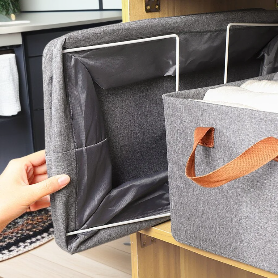 大容量の布製衣類収納