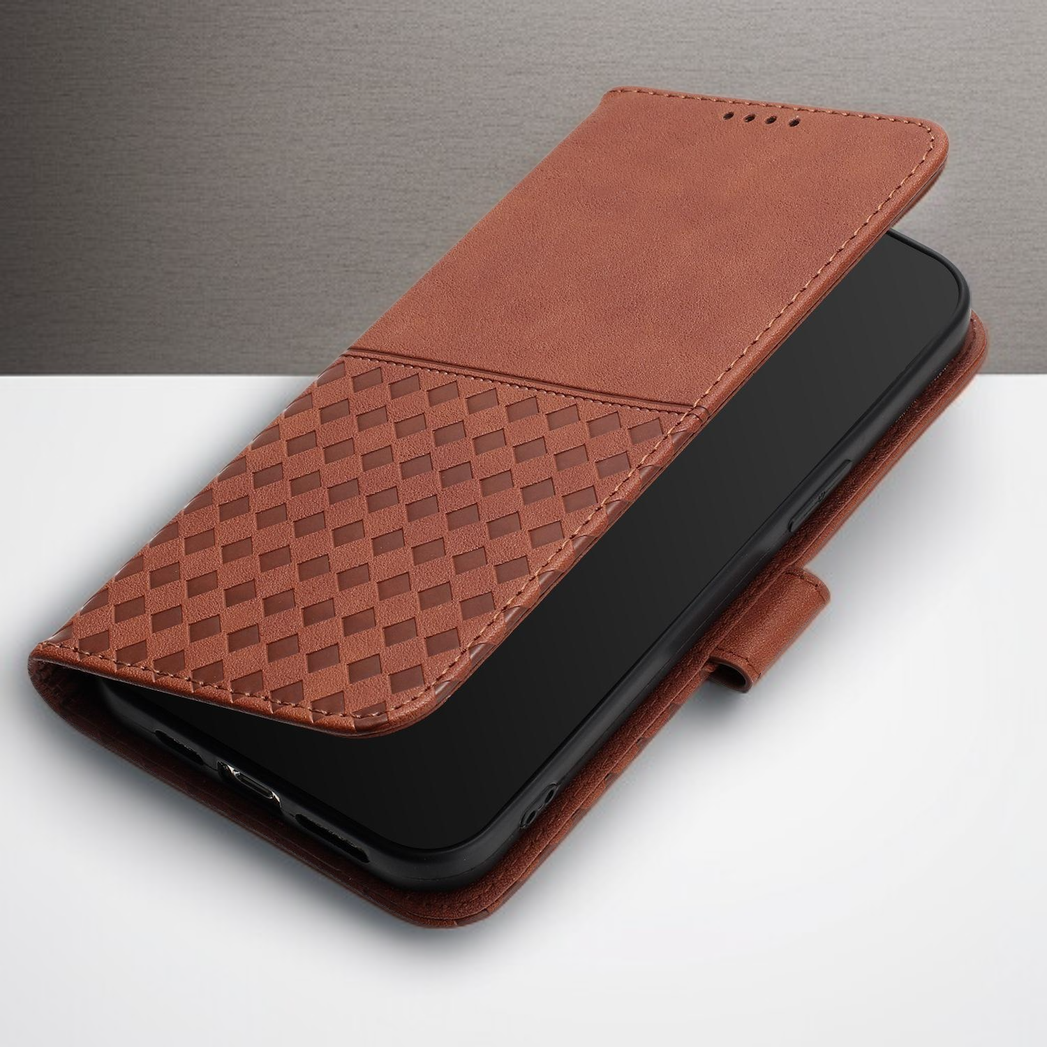 핸드폰케이스 방범브러쉬 적용 가죽케이스 방범브러쉬 기능 가죽케이스