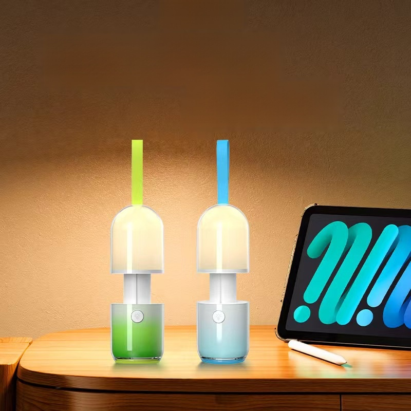 Portable Rechargeable Flashlight Camping Night Light with Long Battery Life