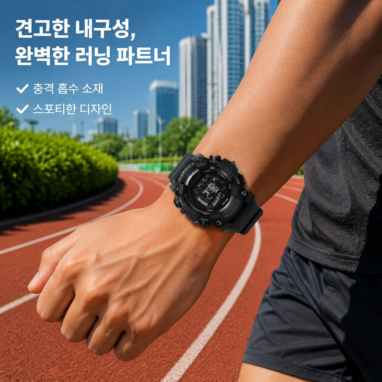 남성용 방수 다기능 스포츠 전자 시계