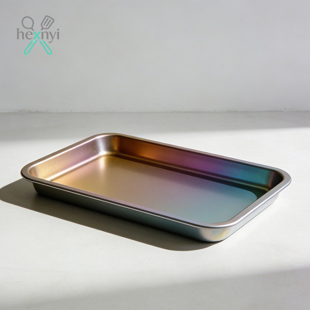 ถาดอบเคลือบอะโนไดซ์หนา ทนความร้อนสูง (3 ชิ้น)