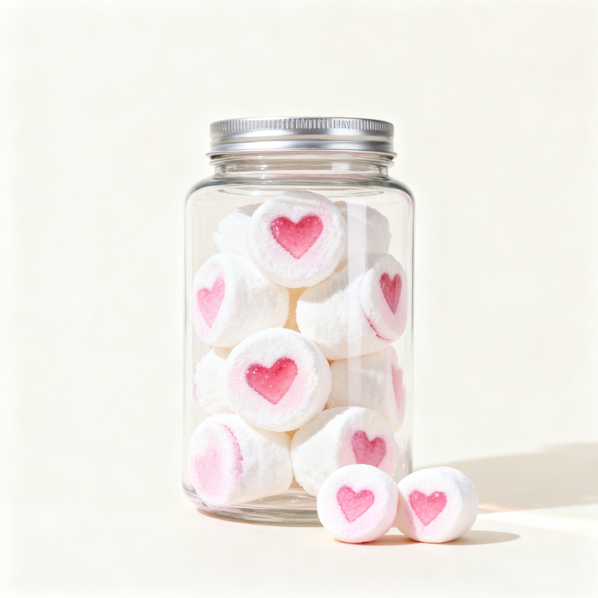 딸기 크림 마시멜로