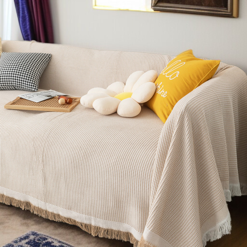 ソファカバーカバーフルカバー綿糸ユニバーサルソファブランケットカバータオル フルカバーソファ
