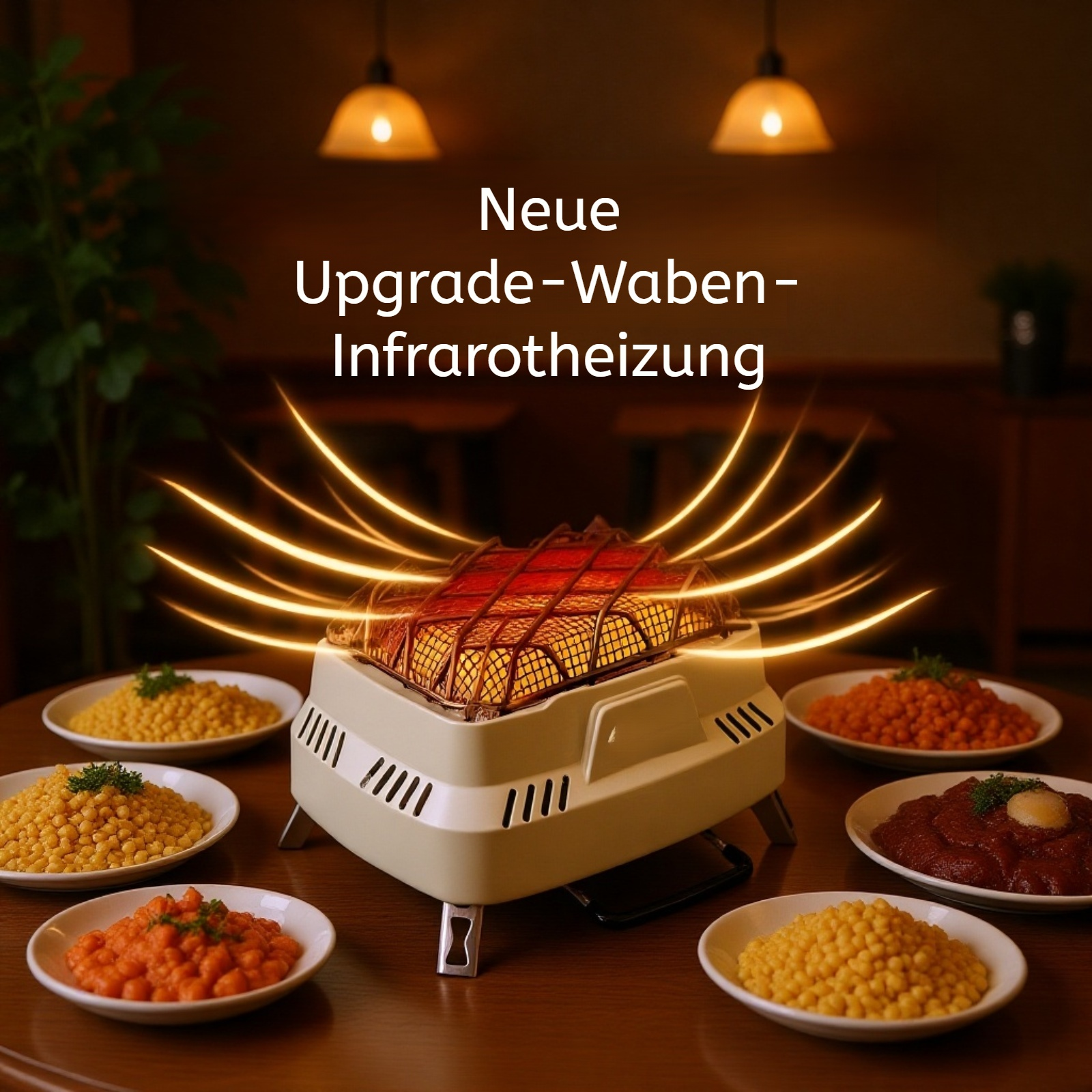 Tragbarer Outdoor-Gaskartuschen-Heizofen