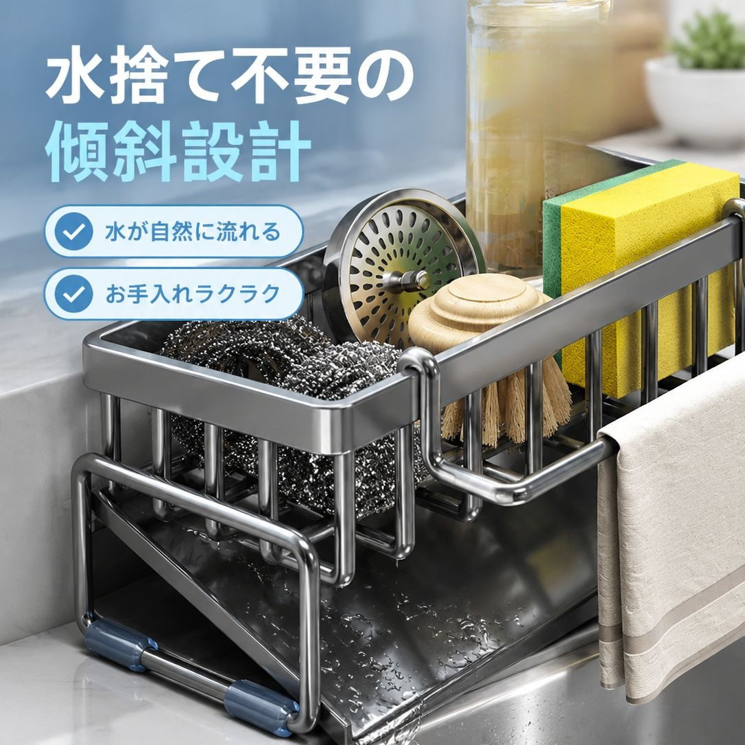 キッチン用洗剤収納ラック