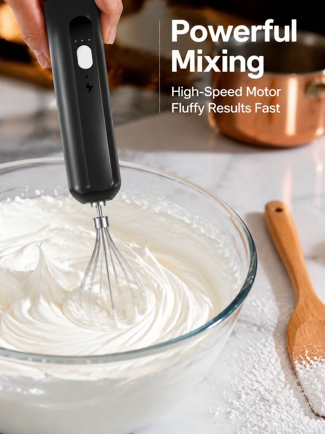 Wireless Electric Egg Beater High-Power Household Multi-Function Mixer