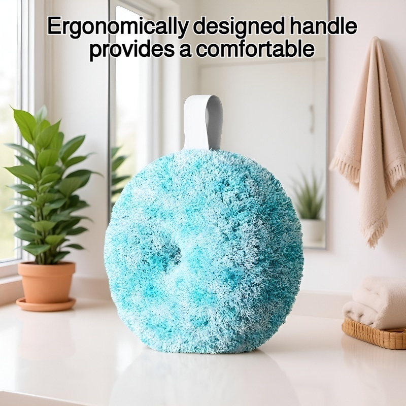 Countertop cleaning brush