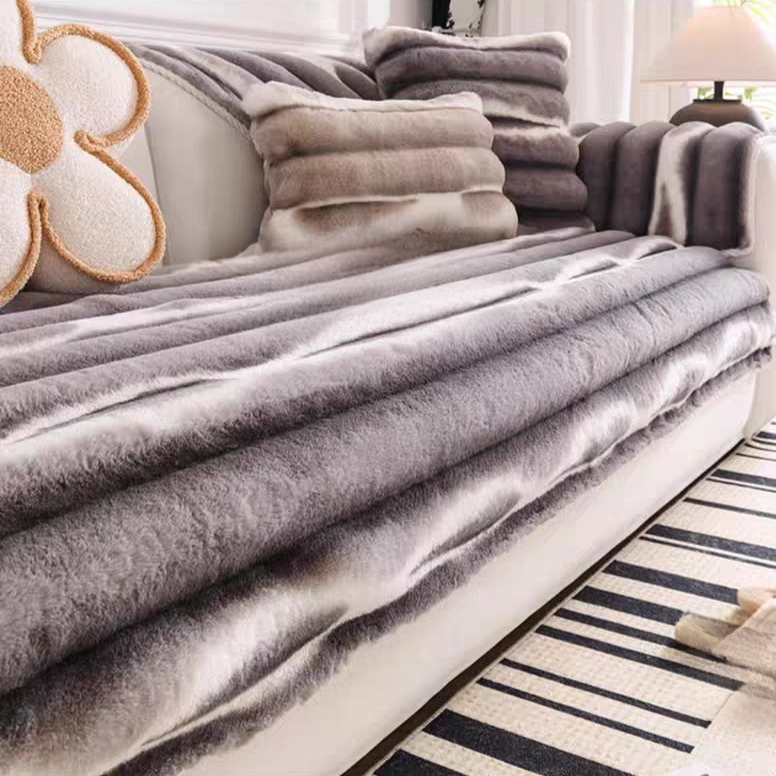 Non-Slip Cream Cover for Sofa Cushion