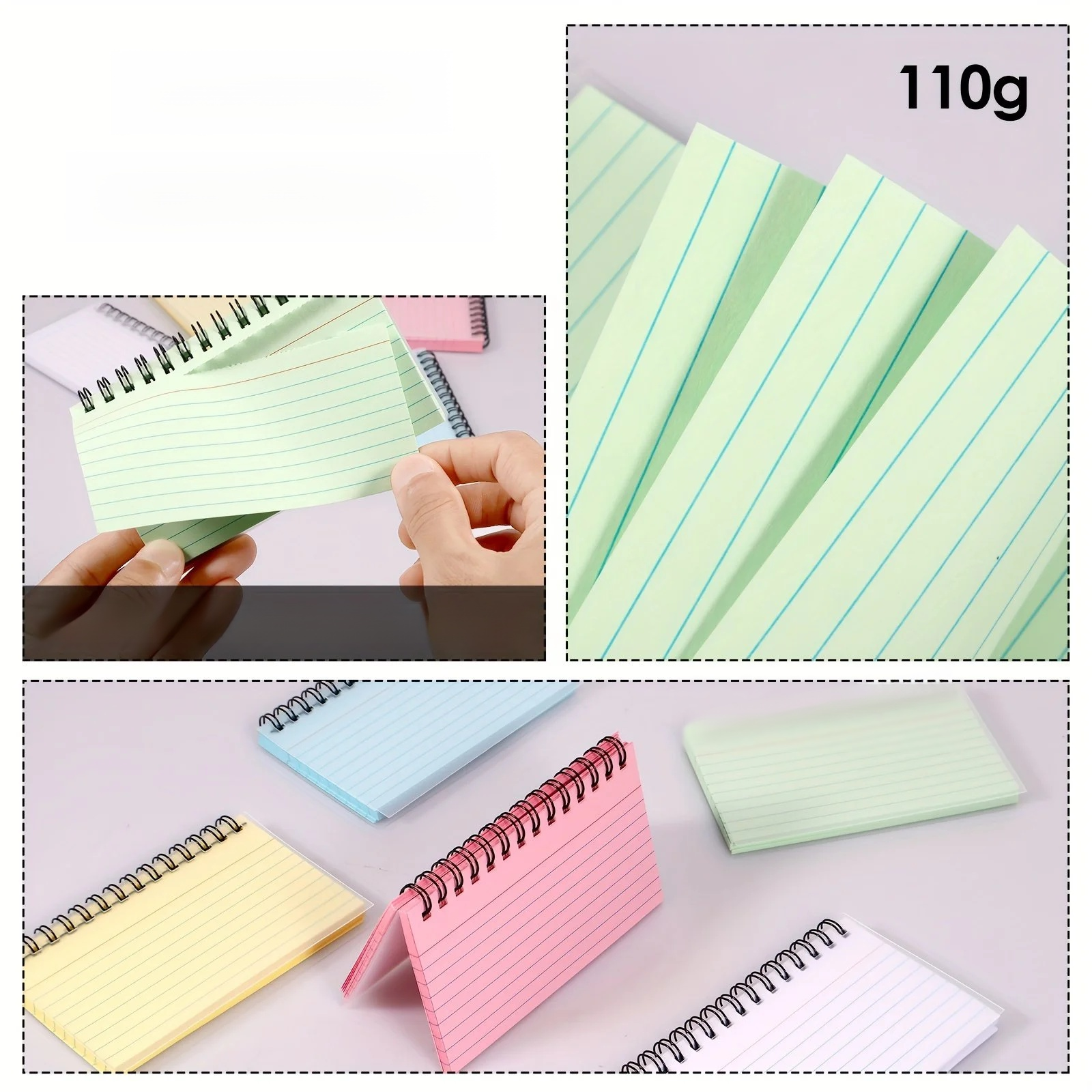 Tear-off line study sticky notes