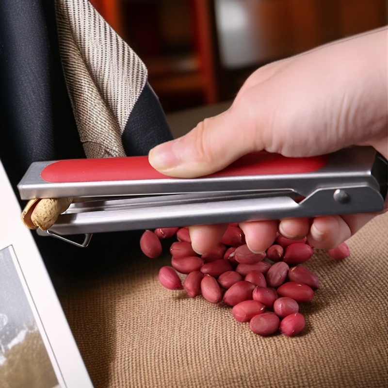 半自動ナッツクランプ殻むき器 ピーナッツ・クルミ専用ツール