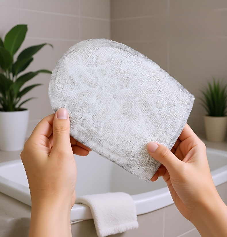 편리한 은사 걸레로 먼지 제거