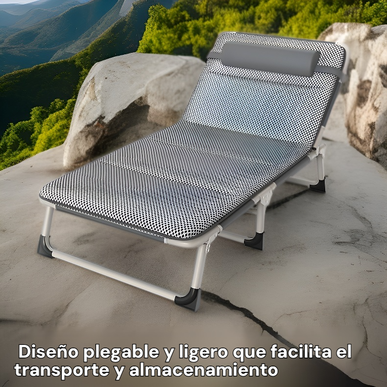 Cama de campamento plegable multifuncional para exteriores