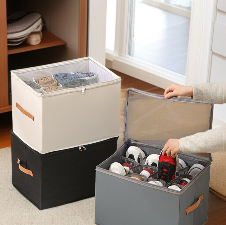 다양한 색상의 수납함 제품 이미지