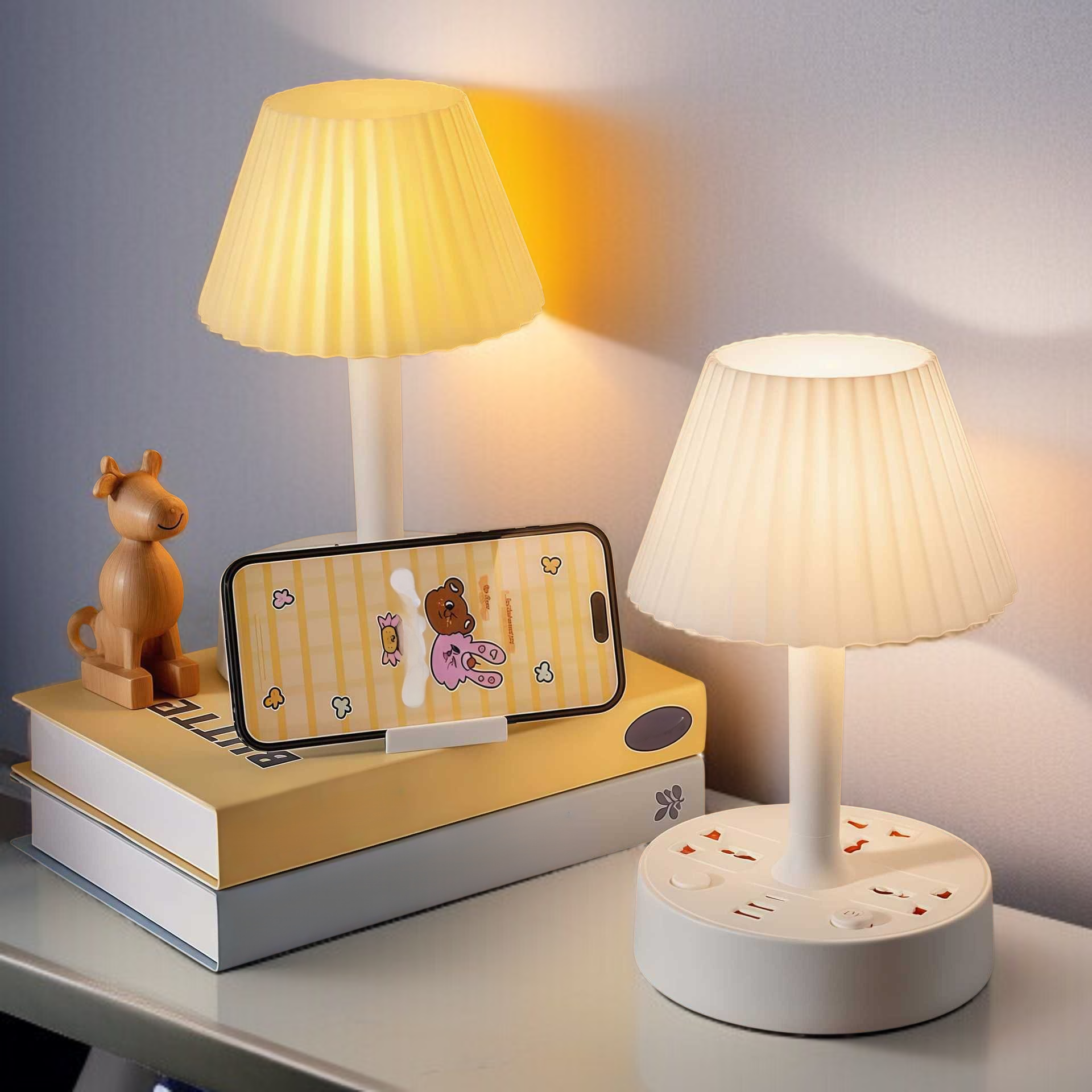 스탠드 아이 보호 LED 침대 헤드램프