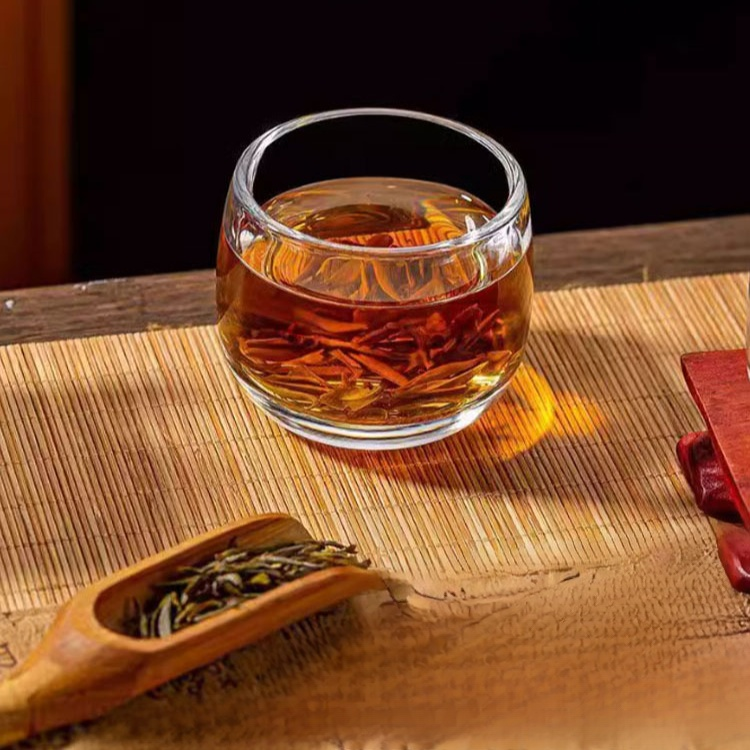 Vaso de cristal sin plomo resistente al calor para el cuidado de la salud