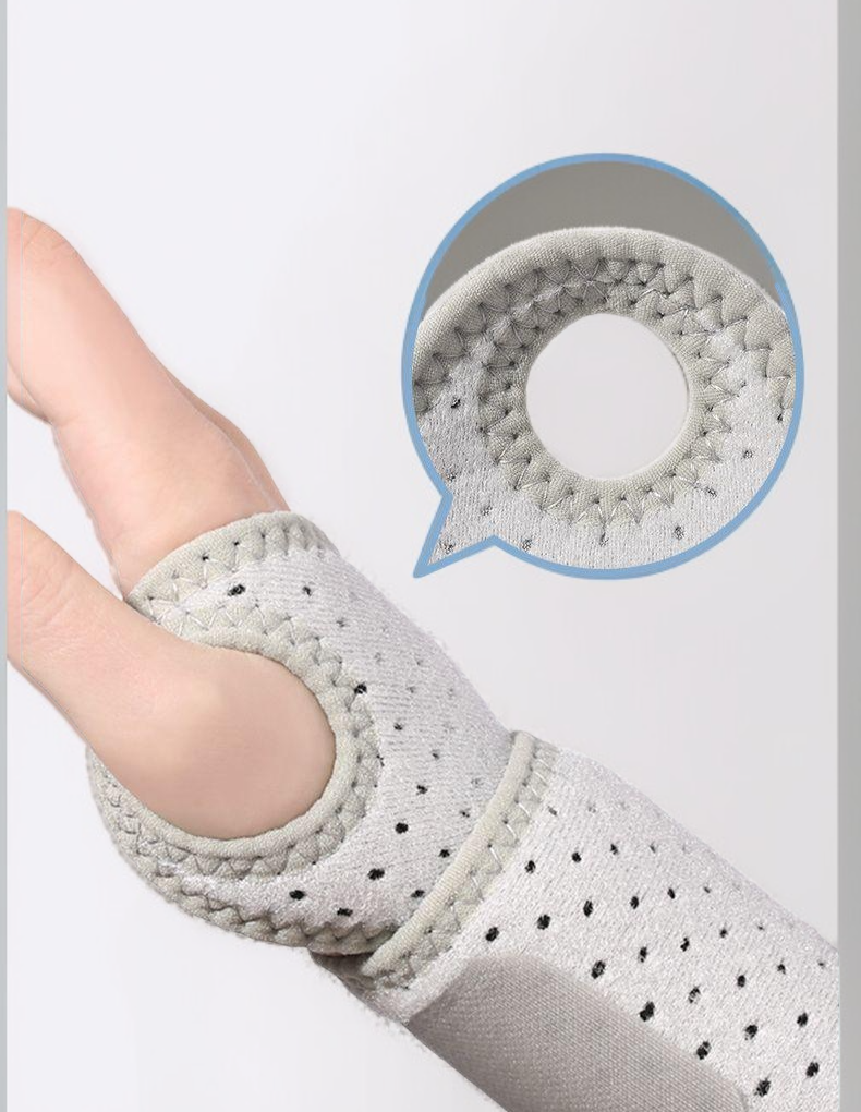 通気性に優れたリストガード素材