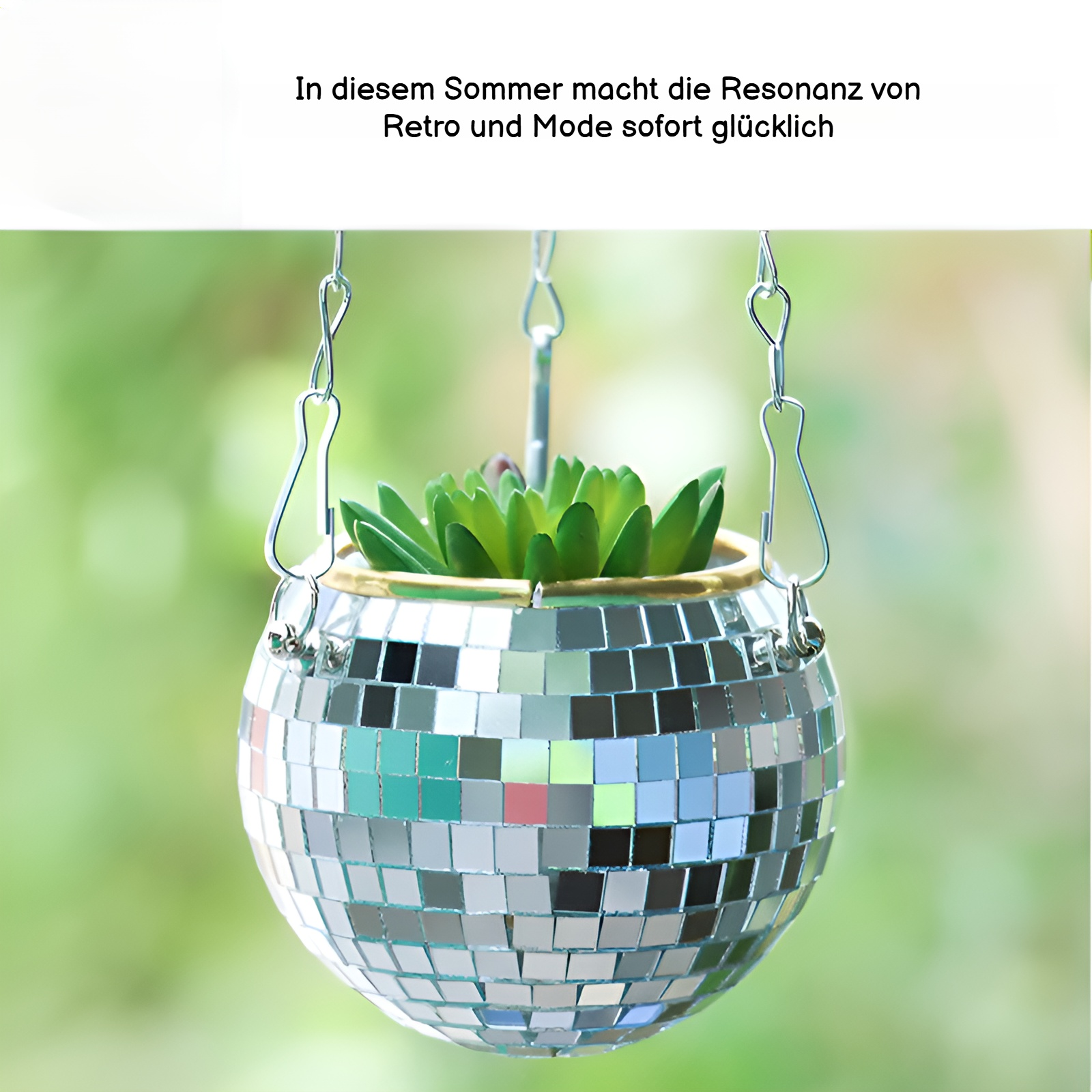 Disco Ball Pflanzer kreative Blumentopf Hängekorb Pflanze Pflanztopf