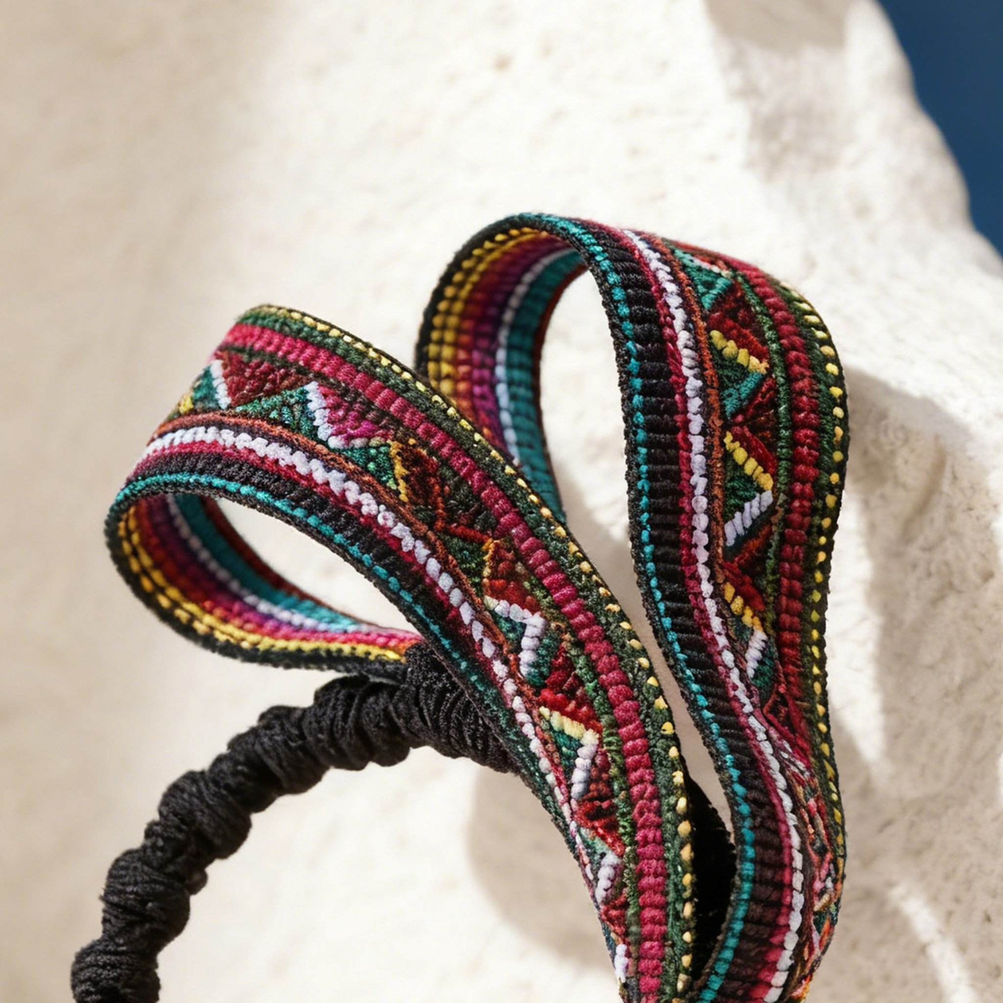 ยางรัดผมทอมือจำนวน 20 ชิ้น