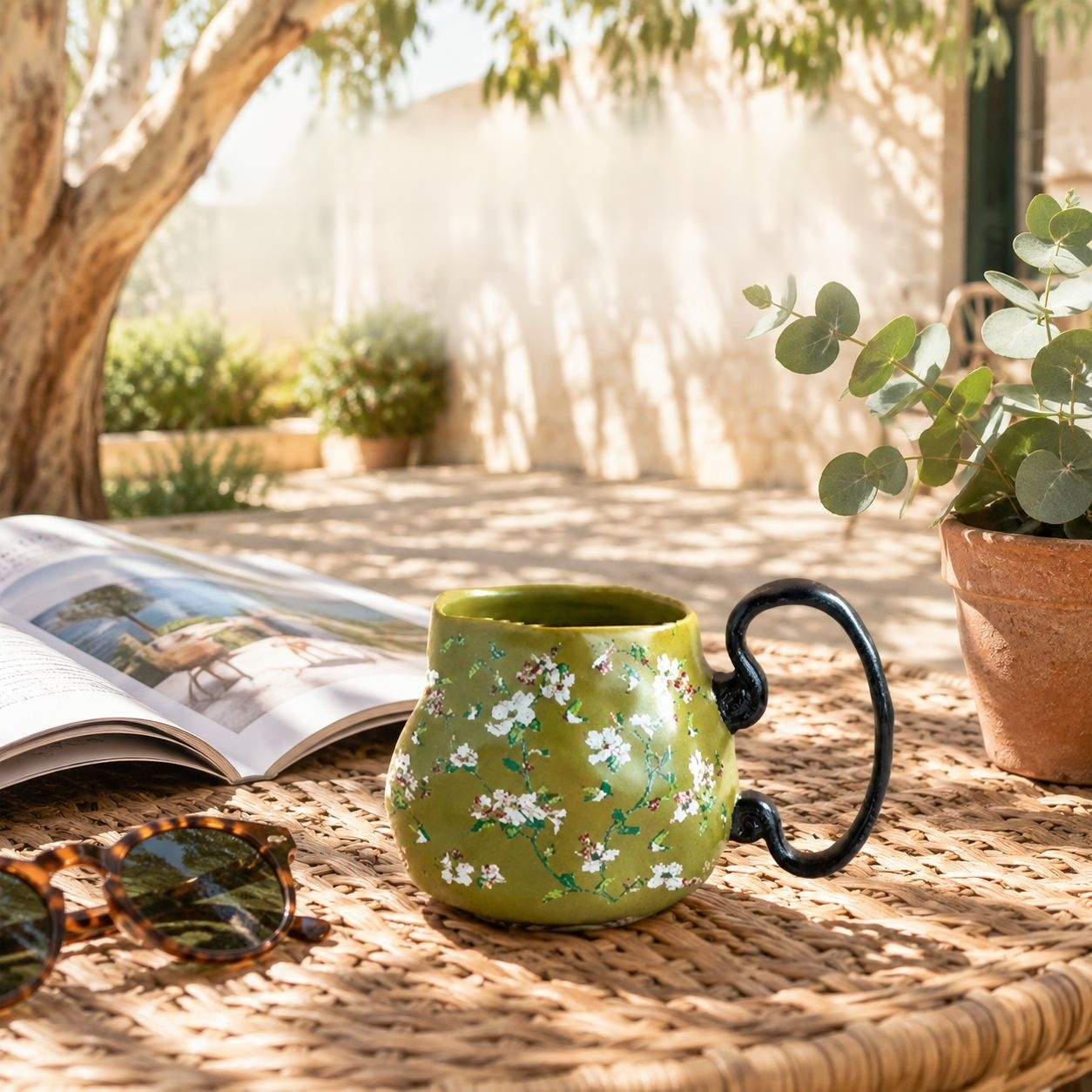 Vintage Handmade Ceramic Mug