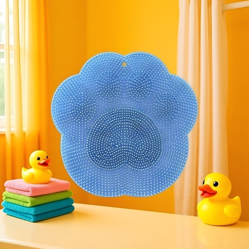 욕실용 실리콘 발 마사지 스크러버 브러시