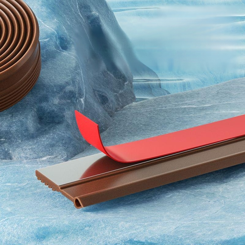 Door Bottom Sealing Strip, Soundproof and Windproof Adhesive, Waterproof and Cockroach-proof
