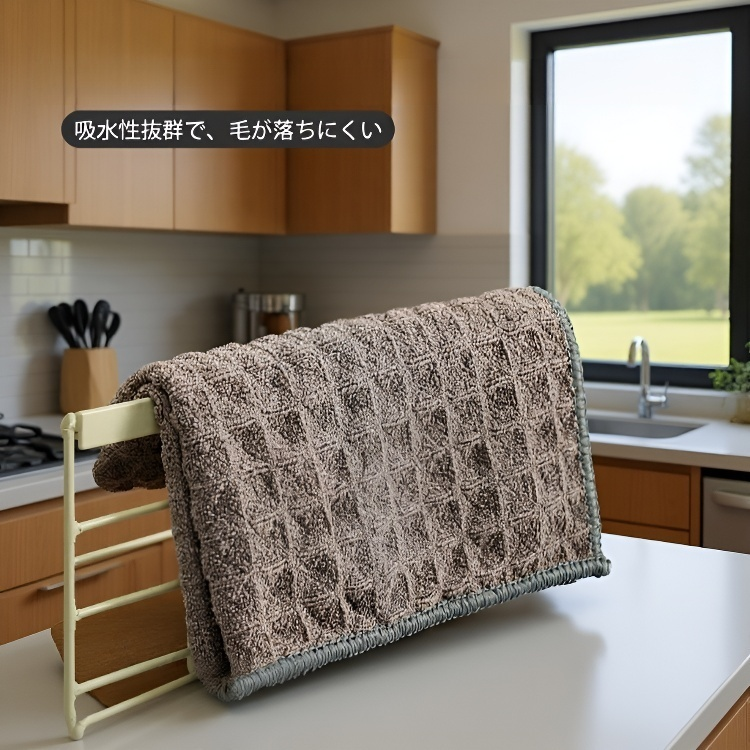 ワッフルキッチンタオル