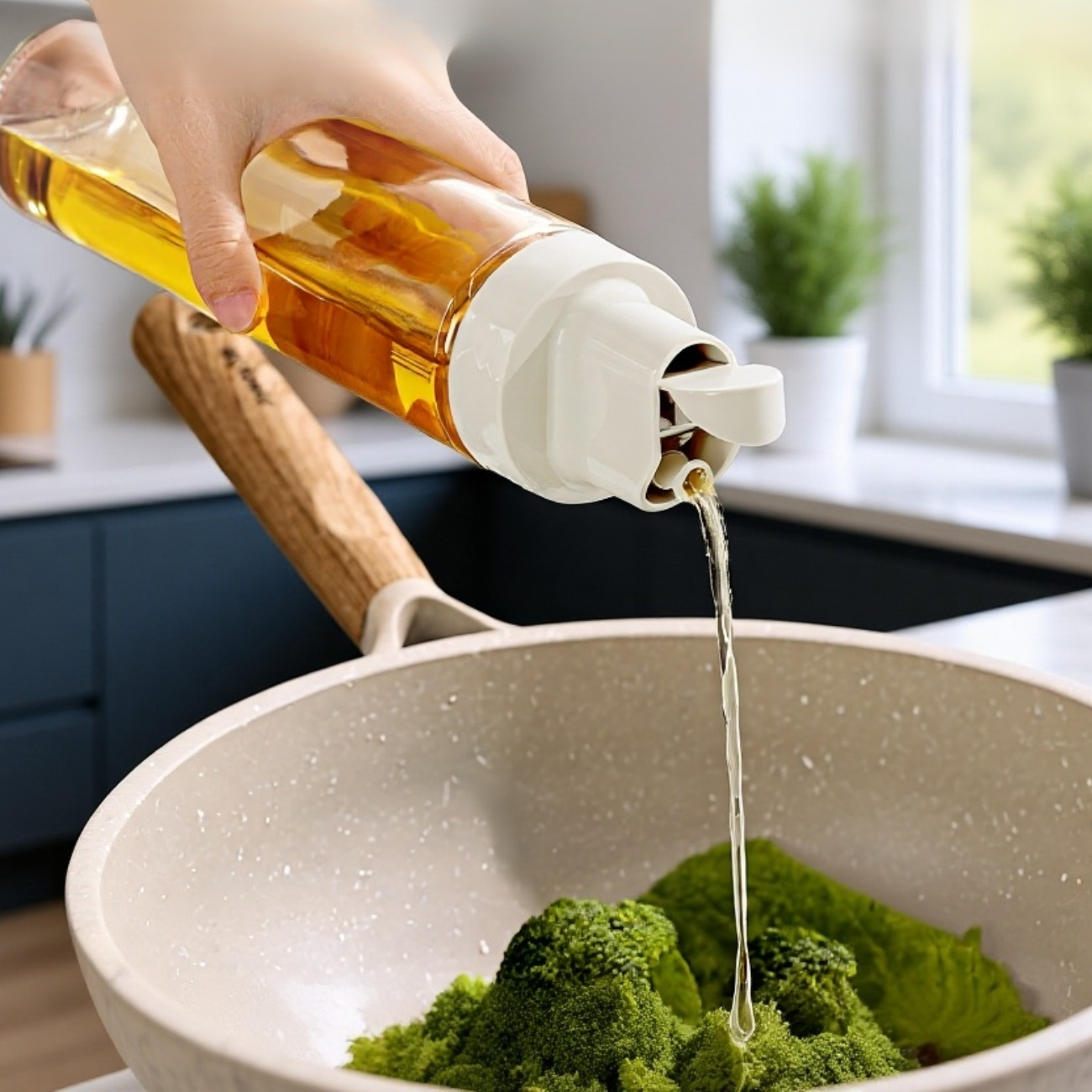 مطبخ صلصة الصويا والخل زجاجة بهار شفافة