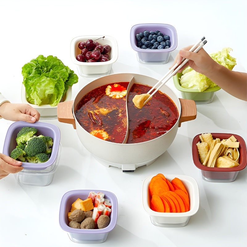 Cesta de drenaje gruesa para cocina, plato multiusos para verduras y frutas