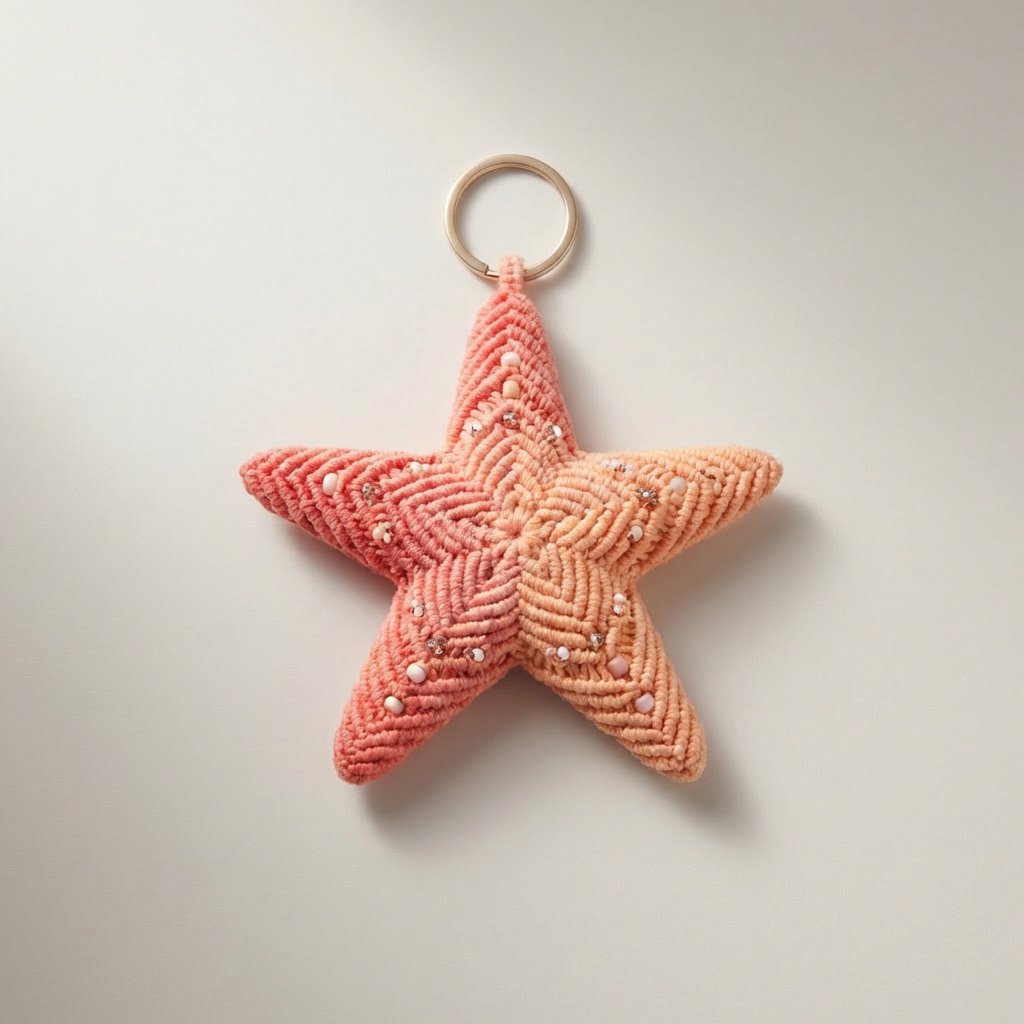 พวงกุญแจสานมือสไตล์ญี่ปุ่นงานแฮนด์เมด