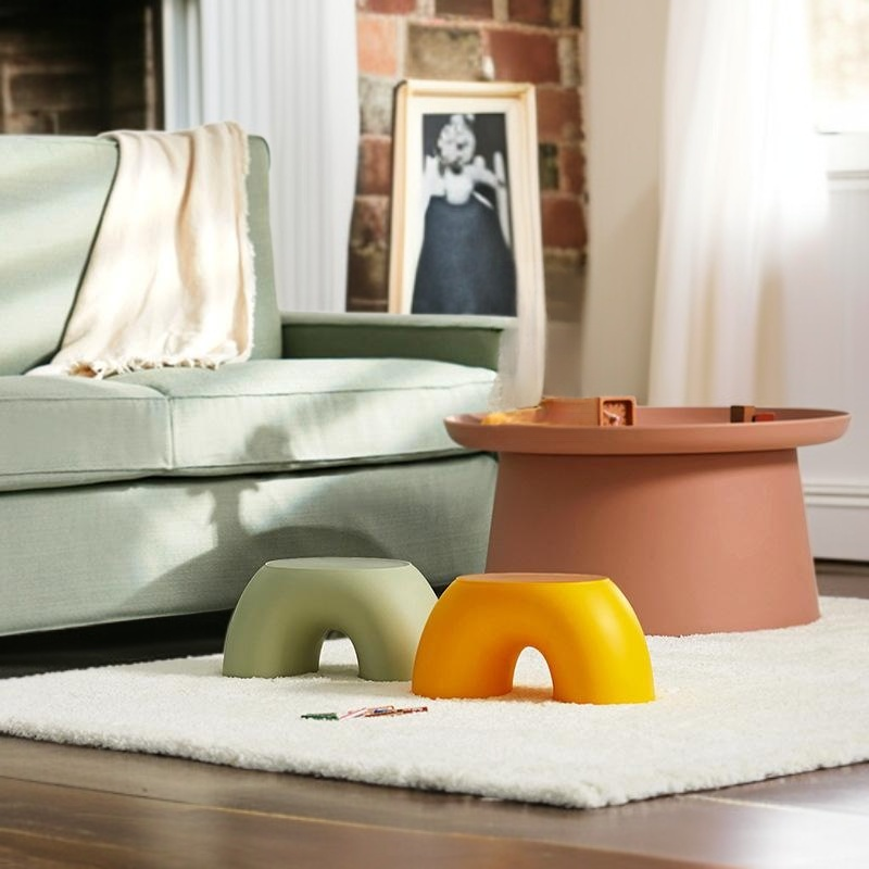 多機能滑り止めマット 子供用履き替えスツール