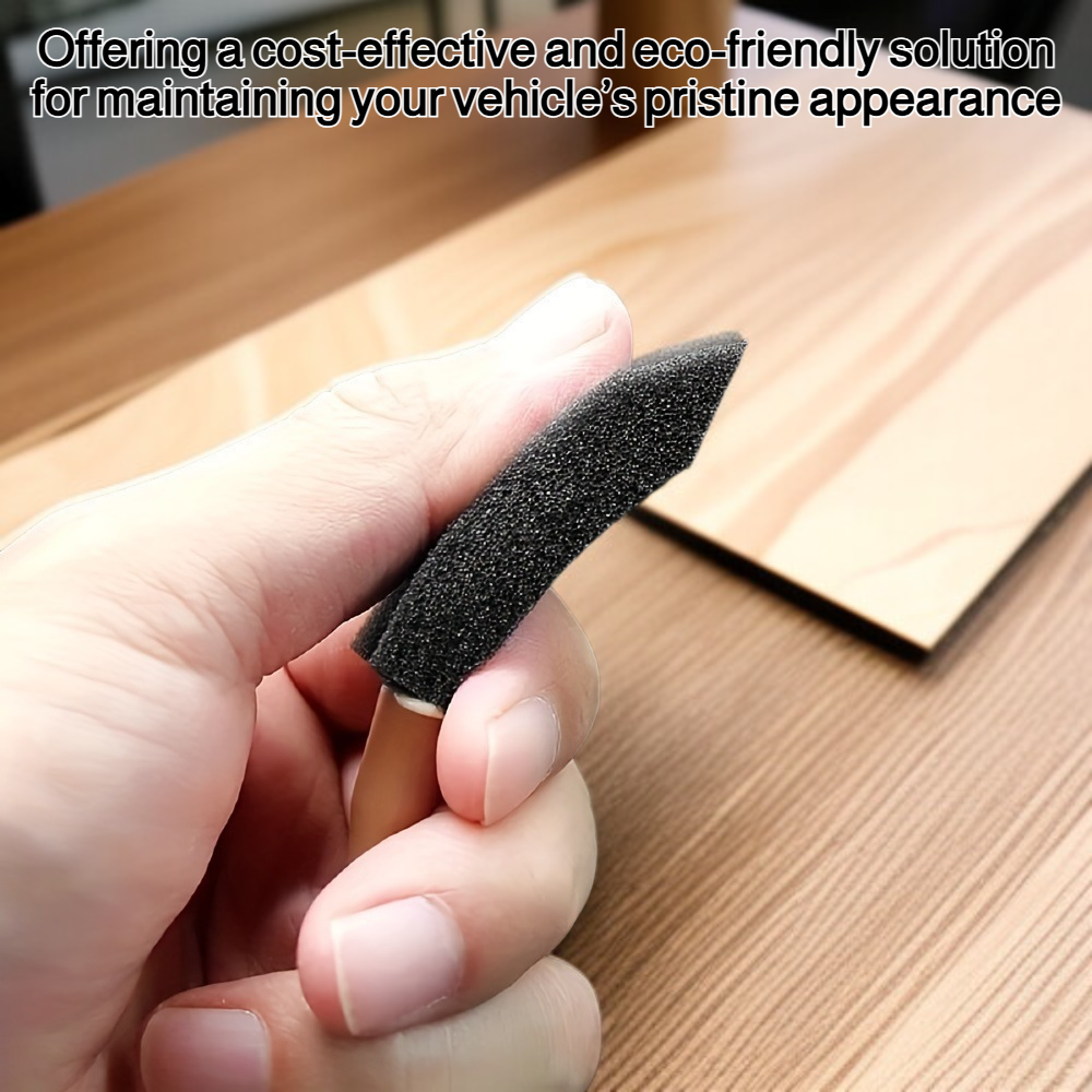 Soft bristle brush cleaning car dashboard