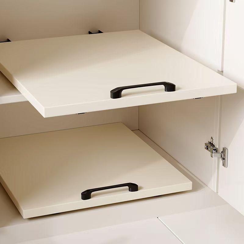 Caja de almacenamiento profunda y bandeja para gabinete, cesta extraíble para cocina